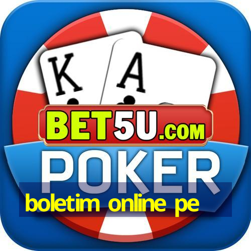 boletim online pe